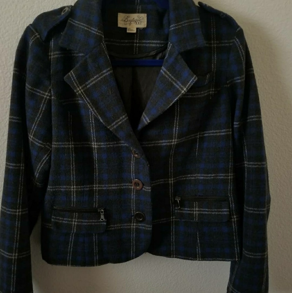 Plaid Blazer